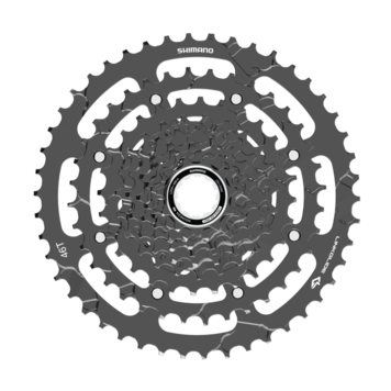 Shimano CASSETTE SPROCKET, CS-LG400-9, CUES, 9-SPEED, 11-13-15-17-20-23-28-36-46T