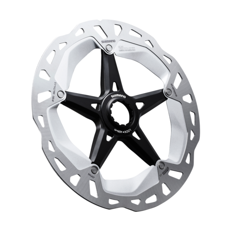 Shimano ROTOR FOR DISC BRAKE, RT-MT800, L 203MM, W/LOCK RING (EXTERNAL SPLINE TYPE)