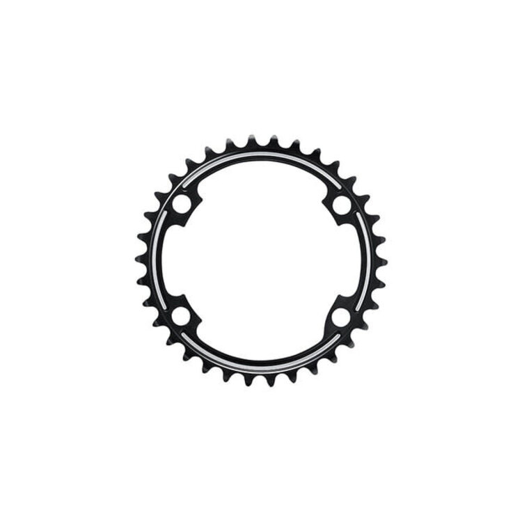 Shimano Dura Ace FC-R9100, 36T Chainring, MT, 11sp, BCD: 110, Aluminum, Black