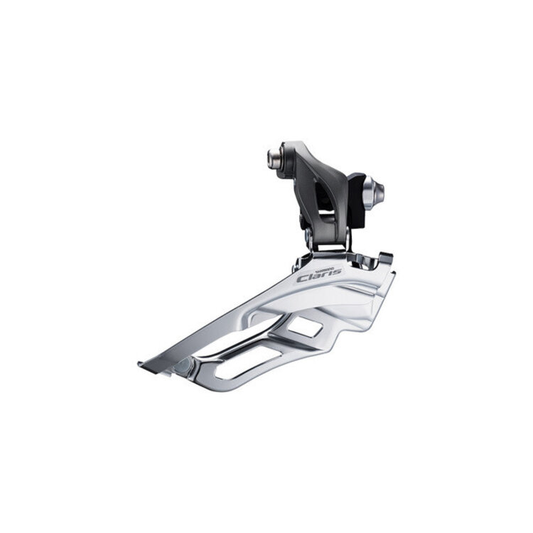 Shimano FRONT DERAILLEUR, FD-R2000, CLARIS, FOR REAR 8-SPEED, BRAZED-ON TYPE FOR DOUBLE CHAINWHEEL, IND.PACK