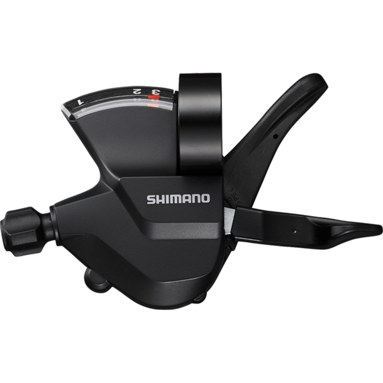 Shimano SHIFT LEVER, SL-M315-L, LEFT, 3-SPEED   RAPIDFIRE PLUS, W/ OPTICAL GEAR DISPLAY