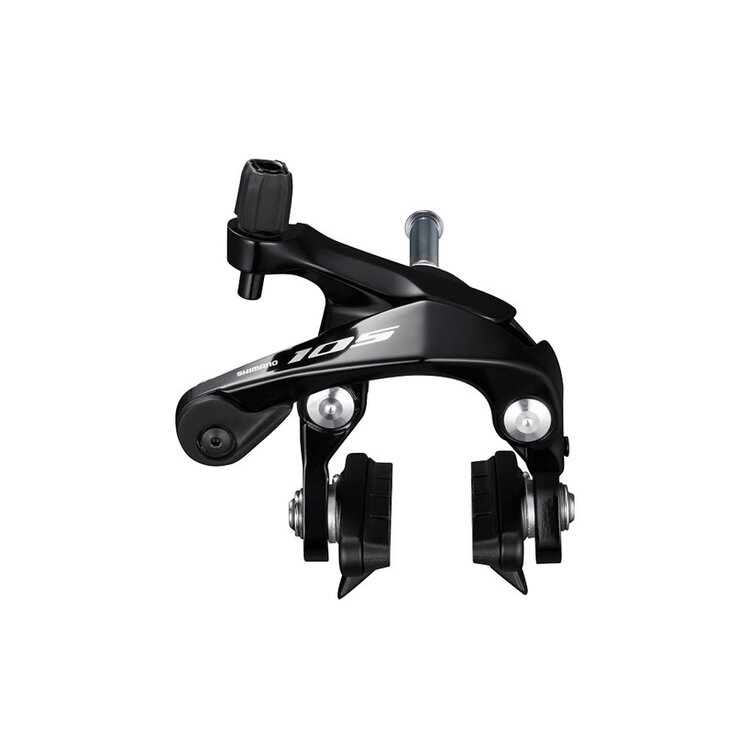 Shimano CALIPER BRAKE, BR-R7000, 105, FRONT, CS51, SUNKEN NUT:10.5/12.5/18/27/32MM, R55C4 SHOE, BLACK