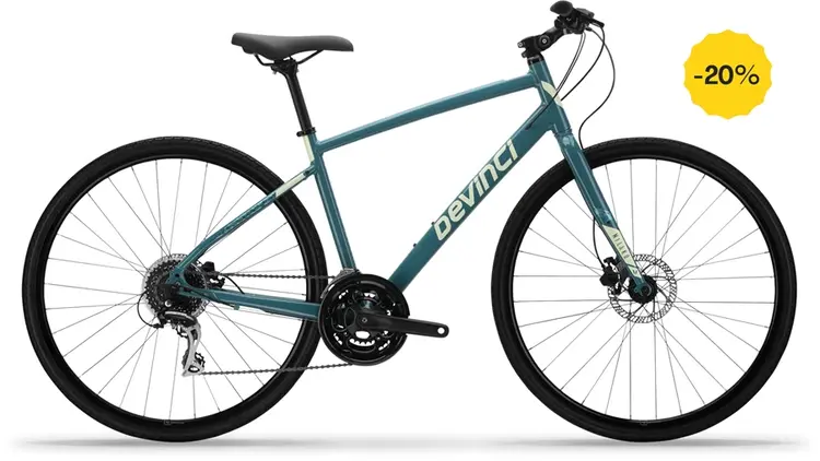 Devinci Milano Disc Acera 24s Turq.Kawai