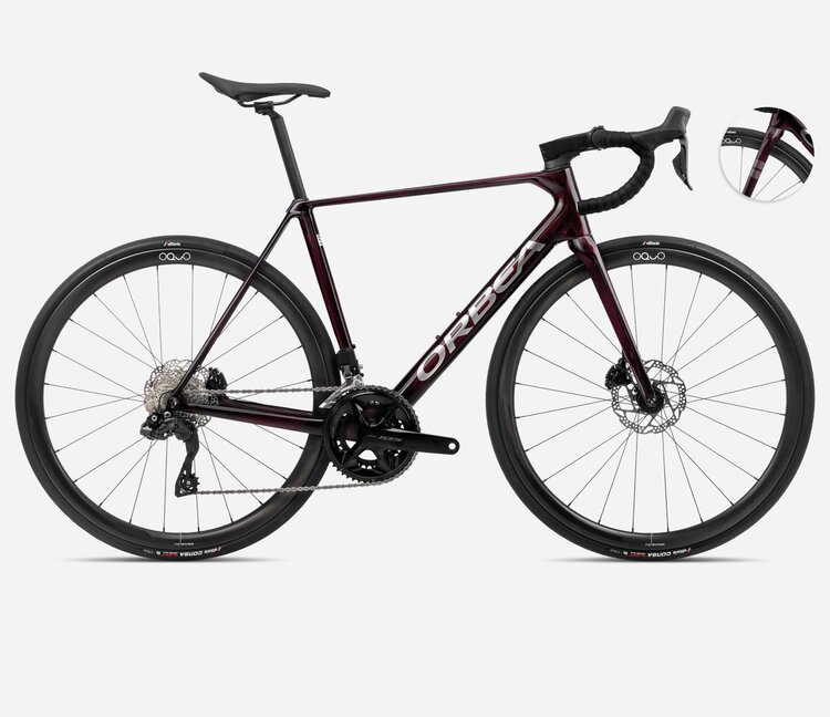ORBEA ORCA M35i (2024), Wine Red/Titanium (Gloss), Size 57