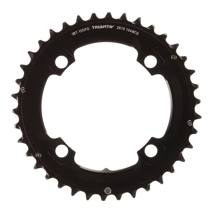 SRAM 38T Outer Chainring, 10 sp, BCD 104mm, 4-Bolt