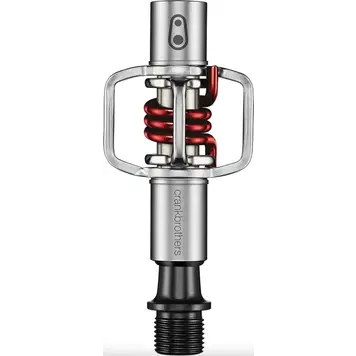 CRANK BROTHERS EGGBEATER 1 PEDAL SILVER/RED