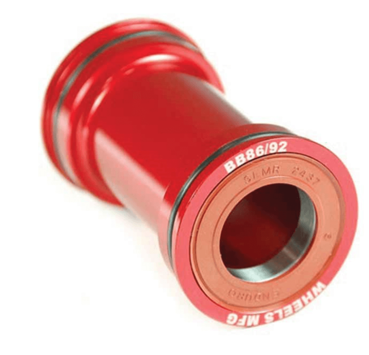 Wheels Manufacturing Pressfit 86/92, Dia.: 41mm, Axle: 24mm, ACB ABEC 5, Red