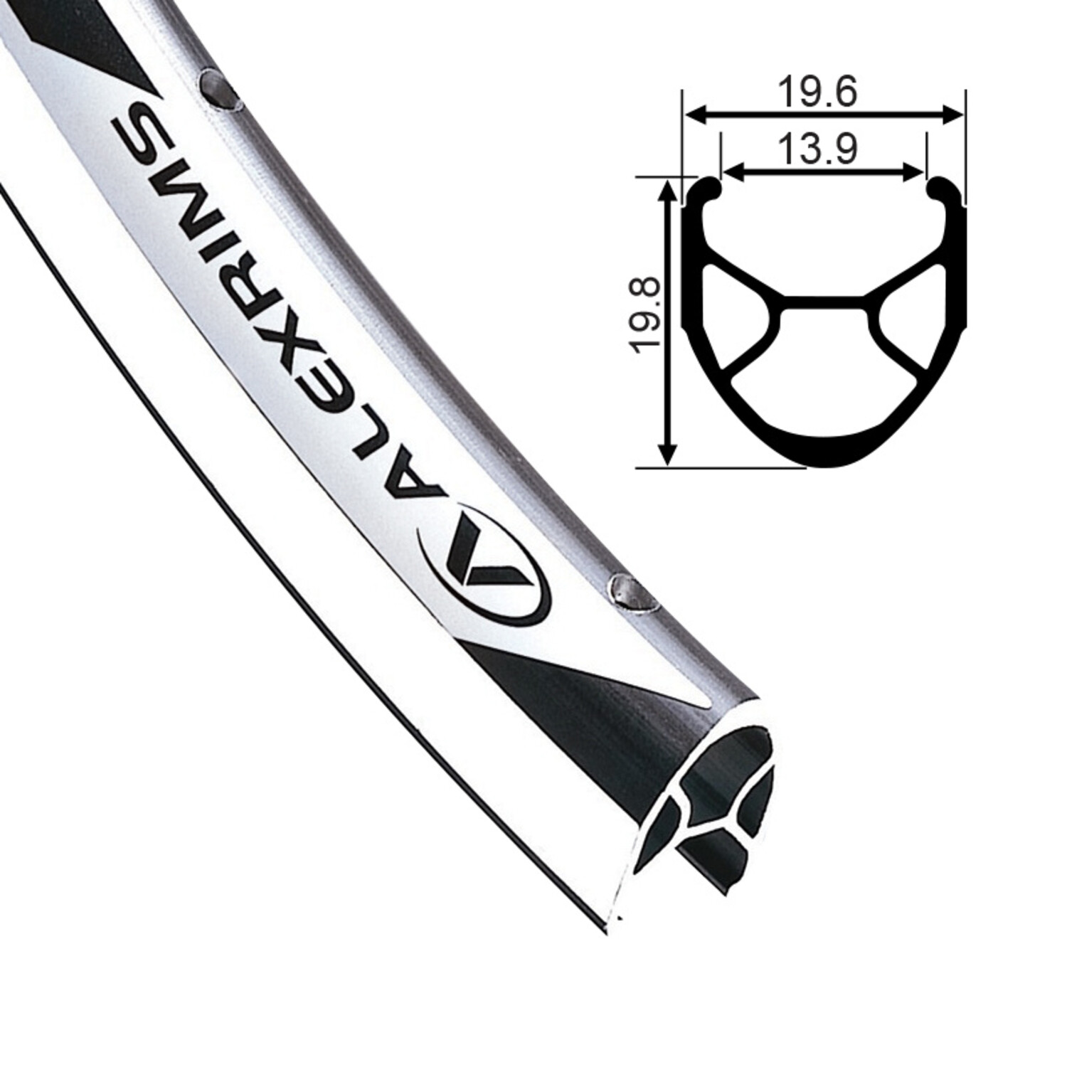 ALEX R-450 700C 32H RIM Dream Cyclery