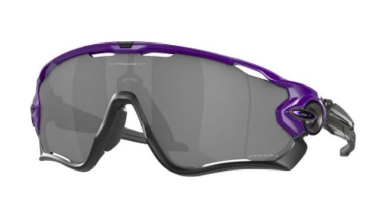 OAKLEY JAWBREAKER ELECTRIC PURPLE w/ PRIZM BLACK LENSES