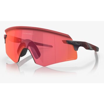 OAKLEY Encoder (low bridge fit) Matte Red Colorshift Frame w/ Prizm Trail Torch Lenses