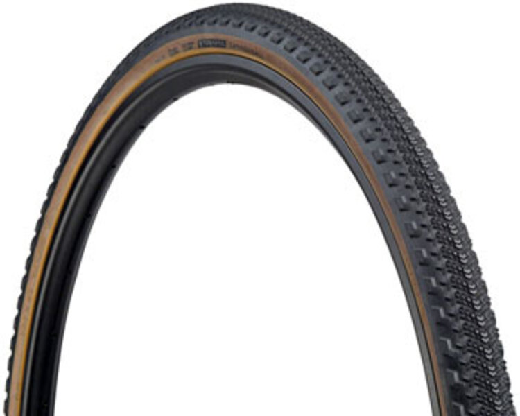 Teravail Cannonball Tire - 700x38, Tubeless, Folding, Tan, Durable, 60tpi, Fast Compound