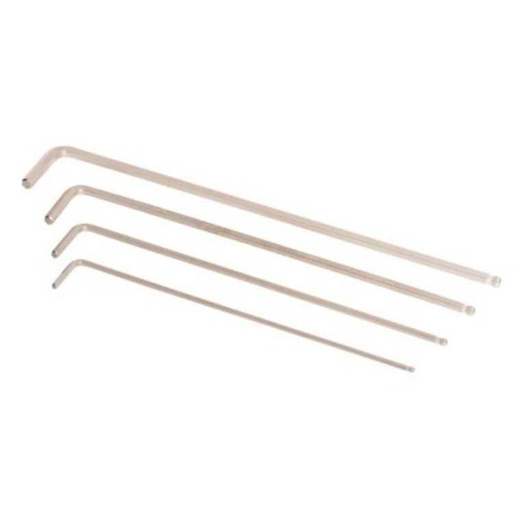 Unior Tools 4PC SET OF BALL END HEX WRENCHES