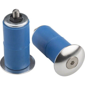 Problem Solvers Silver Bar End Plugs