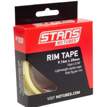 Stans No Tubes Yellow Rim Tape 30mm x 9.14m roll
