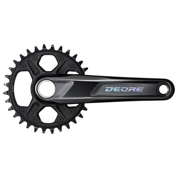 FRONT CHAINWHEEL, FC-M6130-1, DEORE, FOR REAR 12-SPEED, 2-PCS FC, 170MM, 30T W/O CG, W/O BB PARTS, FOR CHAIN LINE 56.5MM