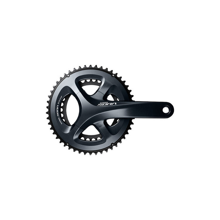 Shimano FRONT CHAINWHEEL, FC-R3000, SORA DOUBLE, 4-ARM 175MM 2-PCS FC,FOR REAR 9-SPEED, 50X34T W/O CG, W/O BB PARTS, IND.PACK