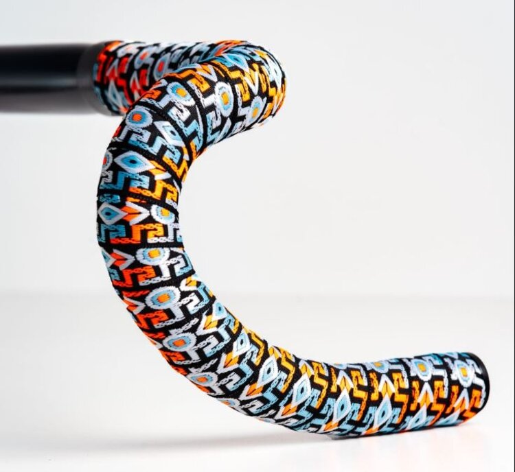 BTP Bartape BTP BARTAPE-WOVEN BLACK BACKGROUND MULTICOLOUR