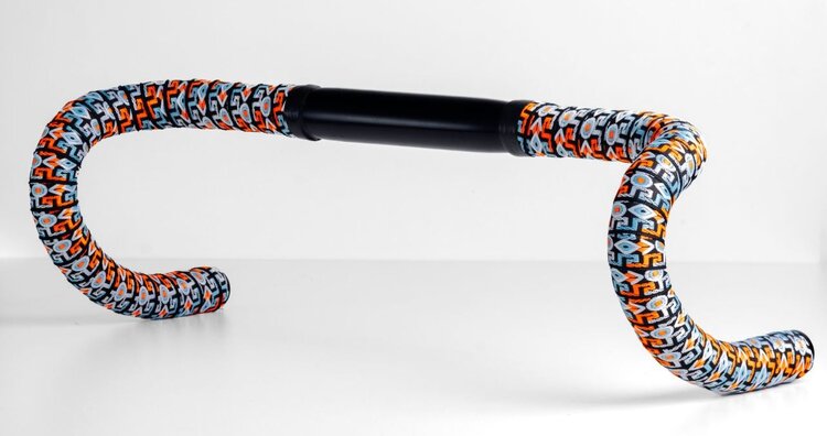 BTP Bartape BTP BARTAPE-WOVEN BLACK BACKGROUND MULTICOLOUR