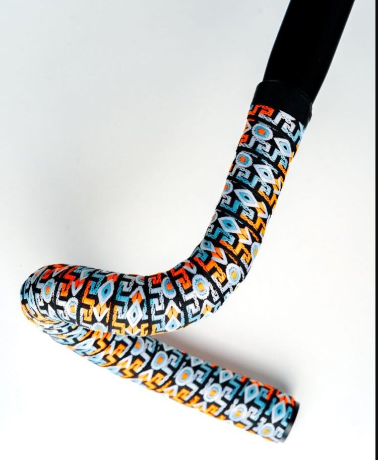 BTP Bartape BTP BARTAPE-WOVEN BLACK BACKGROUND MULTICOLOUR