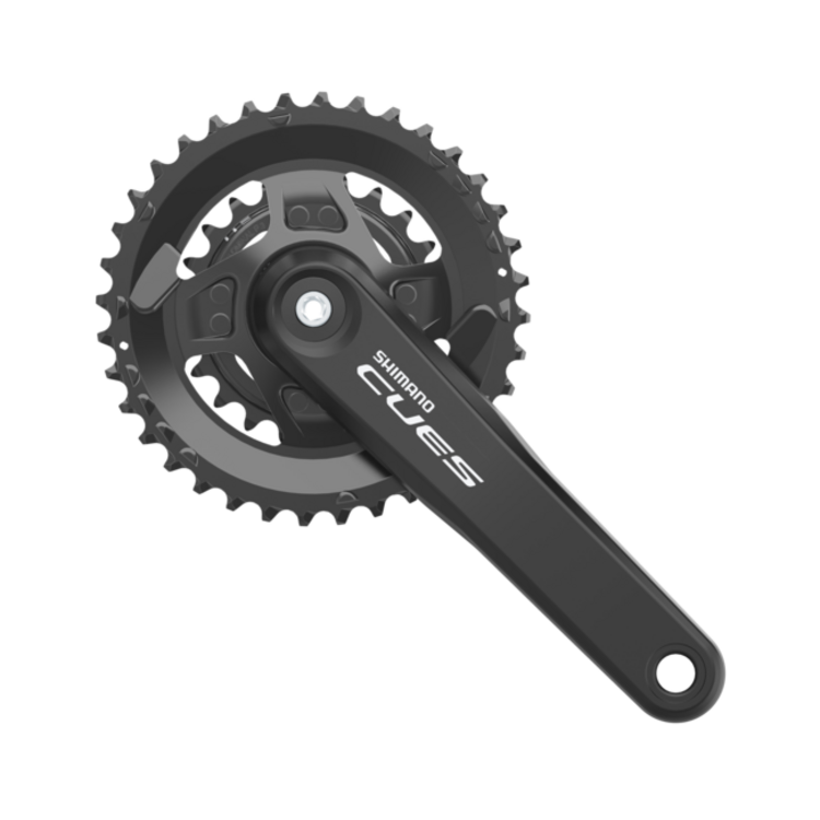 Shimano Front Chainwheel, FC-U4010-2B,  Cues For Rear 9/10/11-Speed,  2-Pcs FC 170MM,  36-22T W/O CG,  W/O BB Parts,  Chain Line 3MM Outboard