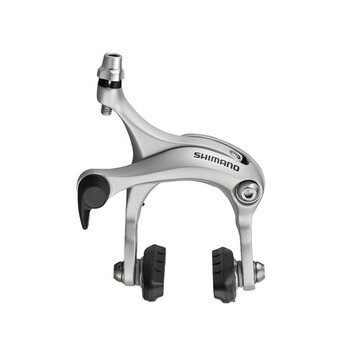 Shimano Caliper Brake,  BR-R451 Rear, CS57  W/R50T2 Shoe, 10.5mm Sunken Nut, Silver