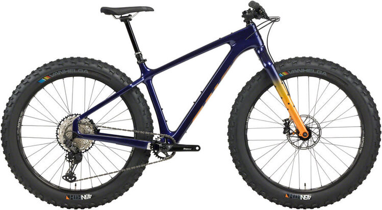 SALSA Salsa Beargrease C XT Fat Tire Bike - 27.5", Carbon, Indigo, X-Large