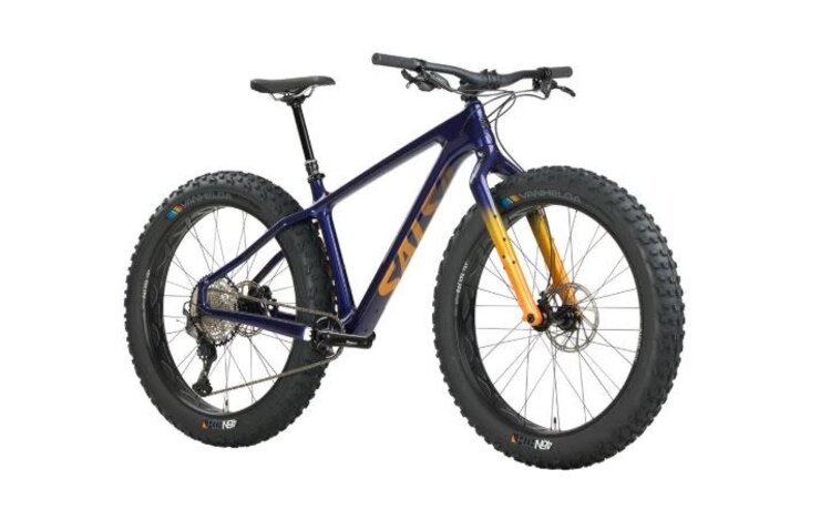 SALSA Salsa Beargrease C XT Fat Tire Bike - 27.5", Carbon, Indigo, X-Large