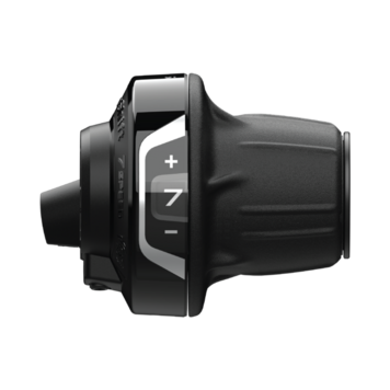 Shimano Shift Lever,  Sl-C6000-8 Nexus  Revo Shifter for Cj-8s20,  Blacshift Lever,  Sl-RV400-7R,  Right  7-Speed Revo Shifter, 2050MM Inner  W/Ogd