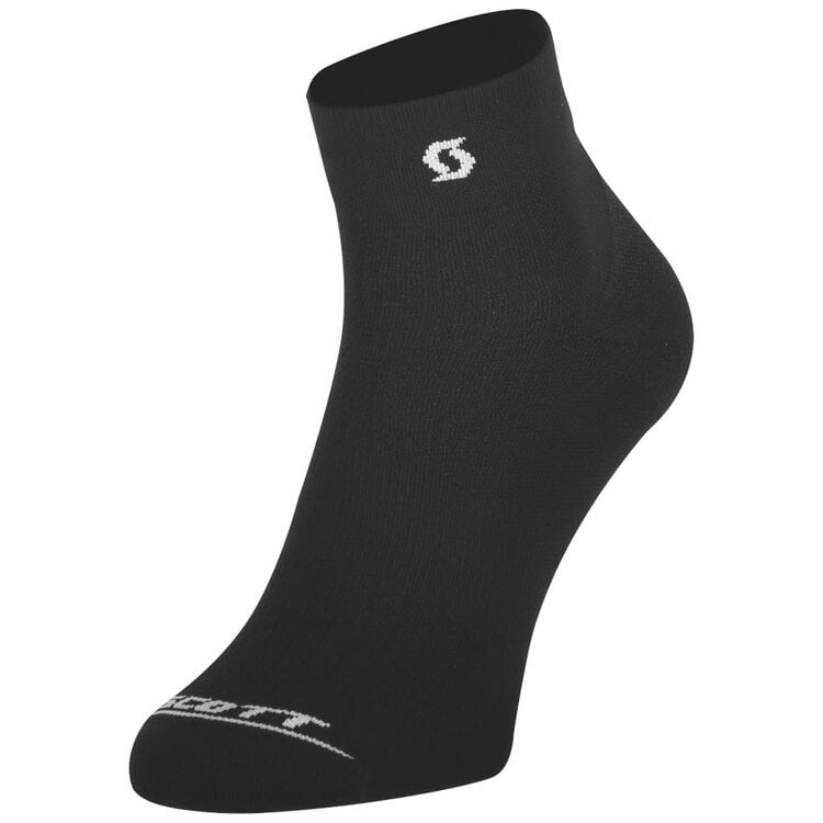 Scott Scott Performance Quarter Sock, Black/White  39-41(M)