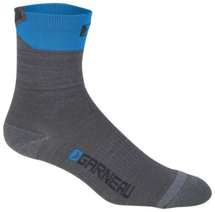 GARNEAU Garneau Merino 60 Socks, Grey/Blue, S