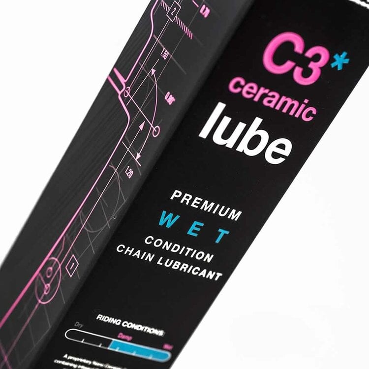 Muc-Off Muc-Off, C3 Ceramic Wet Lubricant, 50ml with UV Torch
