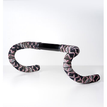 BTP Bartape BTP Woven & Ribbon Bartape, Woven Jungle Grey Pink, 2.5 mm
