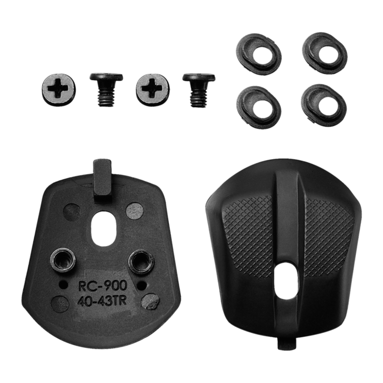 Shimano Shimano Replaceable Heel Pad w/ Bolt & Spacer, Size: 44-48 Black L