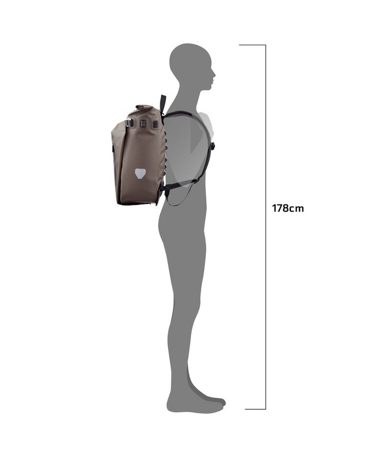 Ortlieb Ortlieb Pannier Vario QL2.1 Dark Sand 20L