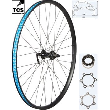 49N 49N Wheel Front 27.5" Disc QR Black