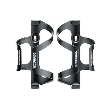 Topeak Dualside Cage Plastic Base,  Aluminum Cage, Gray/Black