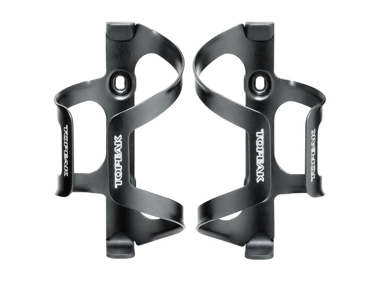 Topeak Topeak Dualside Cage Plastic Base,  Aluminum Cage, Gray/Black