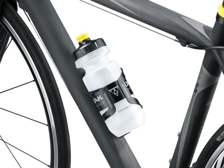 Topeak Topeak Dualside Cage Plastic Base,  Aluminum Cage, Gray/Black