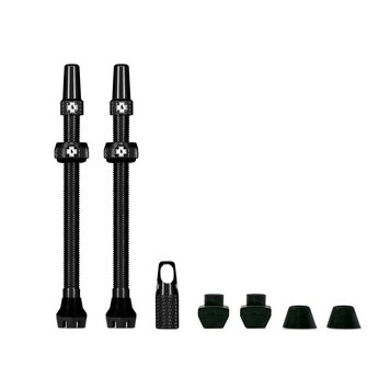 Muc-Off Tubeless Valves V2, Presta, 80mm, Black, Pair