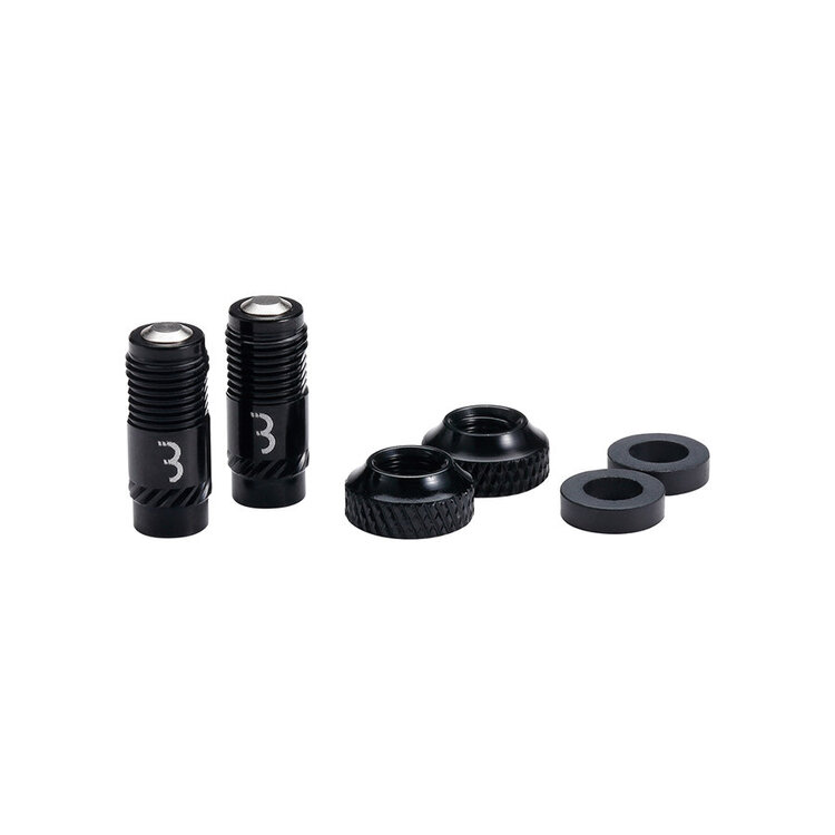 BBB Cycling BBB Cycling BTI-165 CoreCap, Tubeless Valve, Black, Pair
