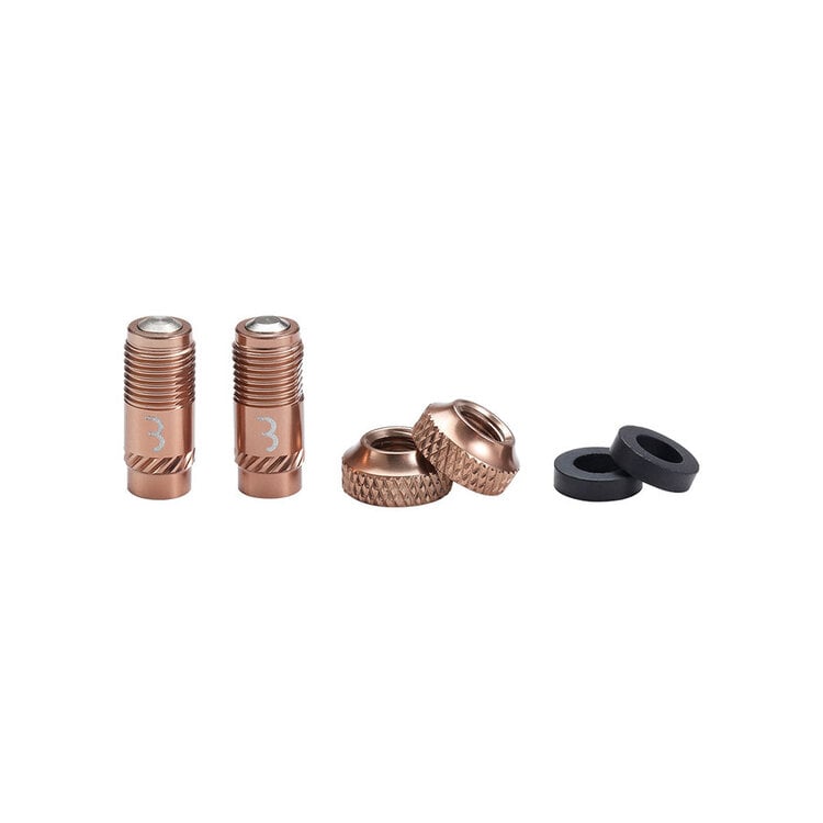 BBB Cycling BBB Cycling BTI-165 CoreCap, Tubeless Valve, Copper, Pair