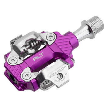 ALT XC Clipless Pedals - Dual Sided Clipless, Alloy, 9/16", Ultraviolet Purple, Pair, Shimano SPD