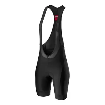 Castelli Prima Bibshorts, Women's, Black/Dark Gray