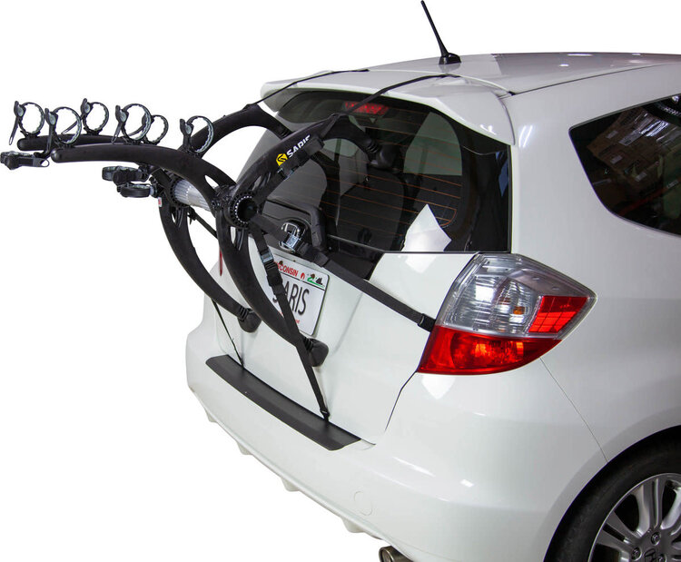 Saris Saris, Bones EX, Trunk Mount Rack, Bikes: 3, Black