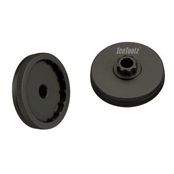 IceToolz Bottom Bracket Cup Tool (8mm Allen driver), fits 16 Notch x 44mm OD Cup (Hollowtech II, MegaExo)
