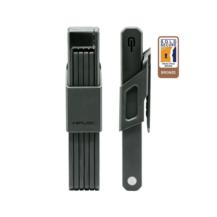 Hiplok Switch 105 Folding Lock, 105cm Length, Black