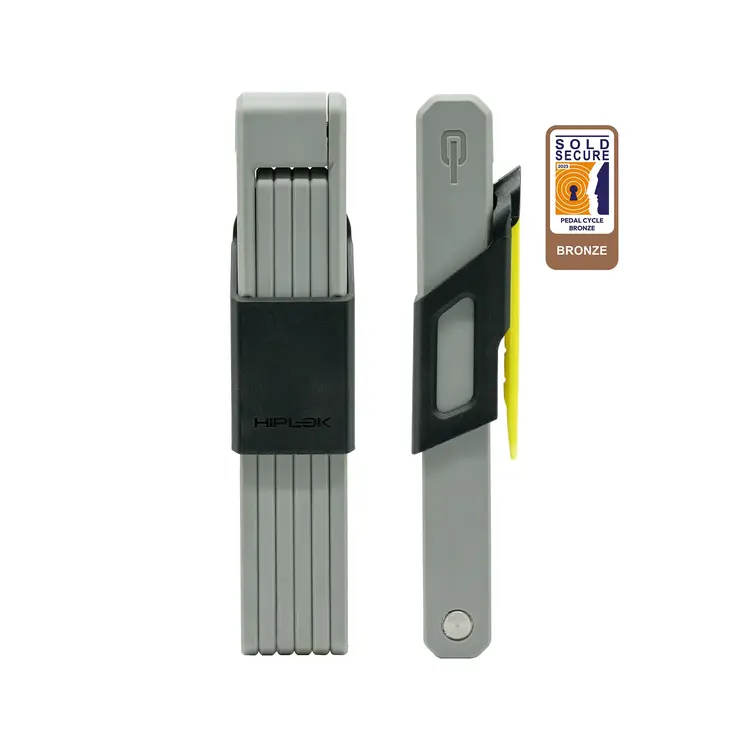 Hiplok Switch 105 Folding Lock, 105cm Length, Grey