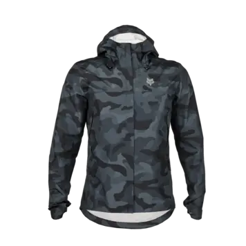 Fox Racing Ranger 2.5-Layer Water Jacket, Men's, Black Camouflage