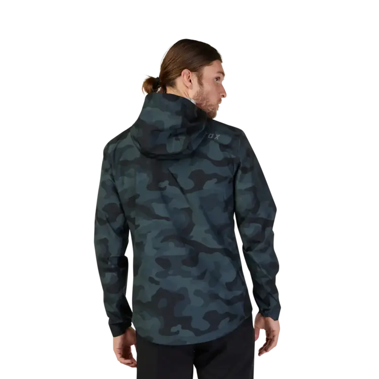 Fox Racing Fox Ranger 2.5-Layer Water Jacket, Men's, Black Camouflage