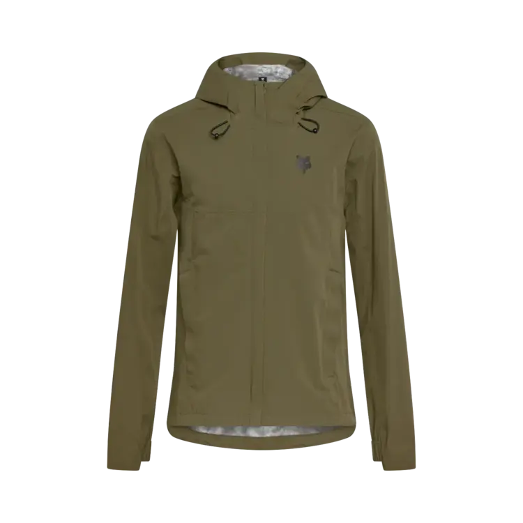 Fox Racing Fox Ranger 2.5-Layer Water Jacket, Men's, Olive Green